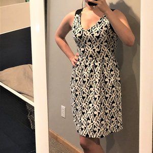 White and Black Dress